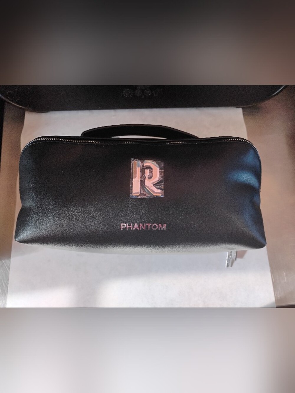 Paco Rabanne Phantom Black Logo Toiletry Pouch